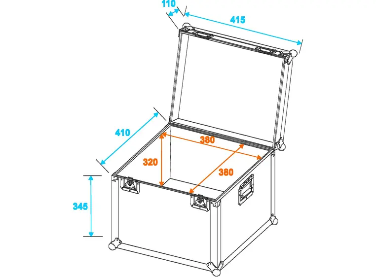 Universal transport case 40x40cm 